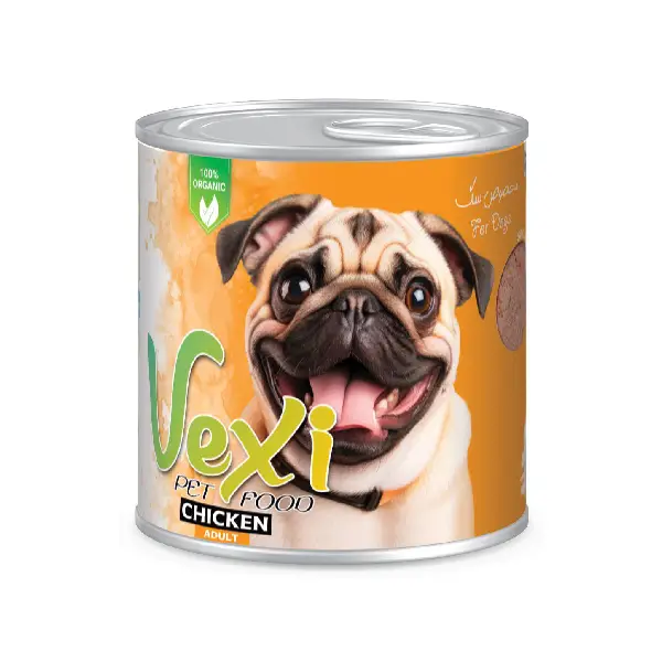 کنسرو سگ وکسی با طعم  مرغ - 800 گرم