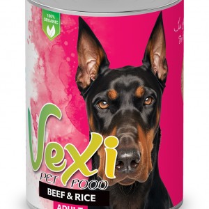 کنسرو گوشت و برنج وکسی - سوفی پت شاپ