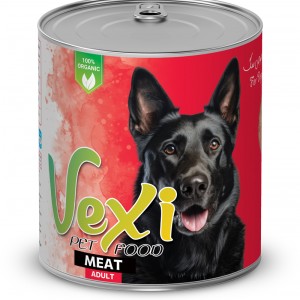 کنسرو سگ وکسی با طعم گوشت