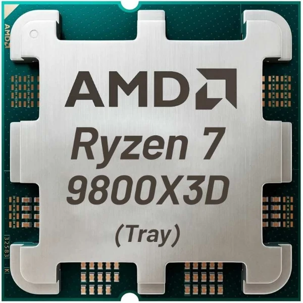 پردازنده مرکزی ای ام دی مدل Ryzen 7 9800 x3d Tray