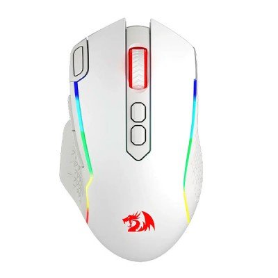 موس بی‌سیم مخصوص بازی ردراگون مدل  TAIPAN PRO M810 PRO White RGB