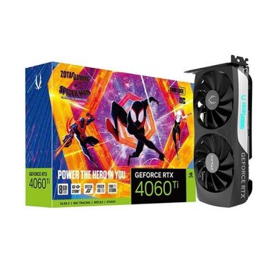 کارت گرافیک ایسوس مدل GEFORCE RTX 4060 Ti 16GB AMP SPIDER-MAN