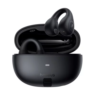 هندزفری بلوتوثی بیسوس مدل AirGo AS01 Open-Ear Cluster Black