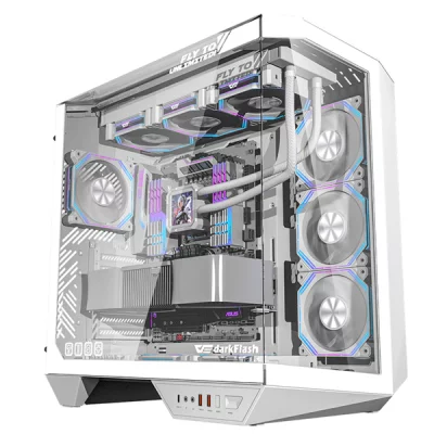 کیس کامپیوتر دارک فلش مدل DY470 ATX White