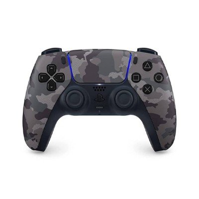 دسته بازی بی سیم سونی رنگ چریکی مدل DualSense 5 gray camo