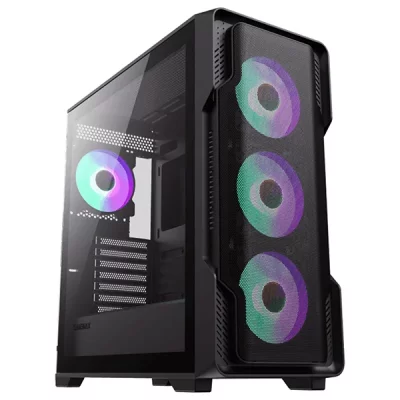 کیس کامپیوتر گیم مکس مدل Siege Black