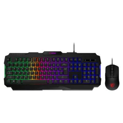 کیبورد و موس مخصوص بازی ام اس آی مدل FORGE GK100 COMBO