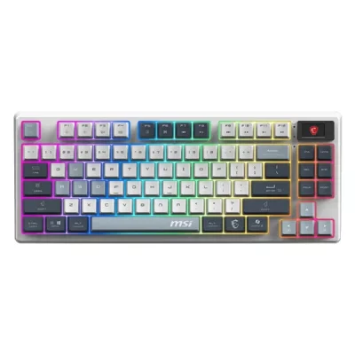 کیبورد مخصوص بازی ام اس آی مدل FORGE GK600 TKL SKY