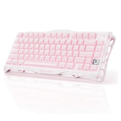 کیبورد مخصوص بازی گراوا استار مدل GravaStar Mercury K1 Sakura Pink
