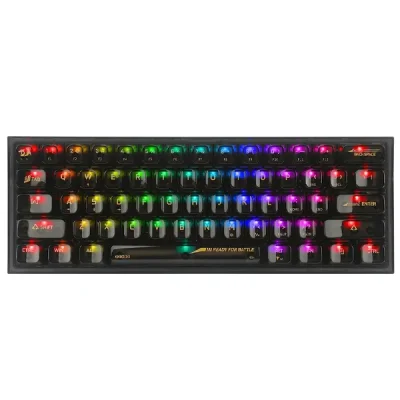 کیبورد مخصوص بازی ردراگون مدل Fizz K617 Gray and Black