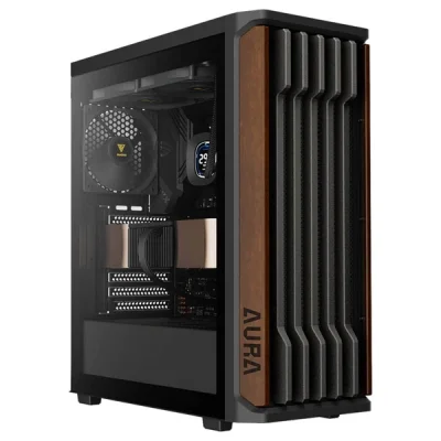 کیس کامپیوتر گیم دیاس مدل AURA GC11 WOOD