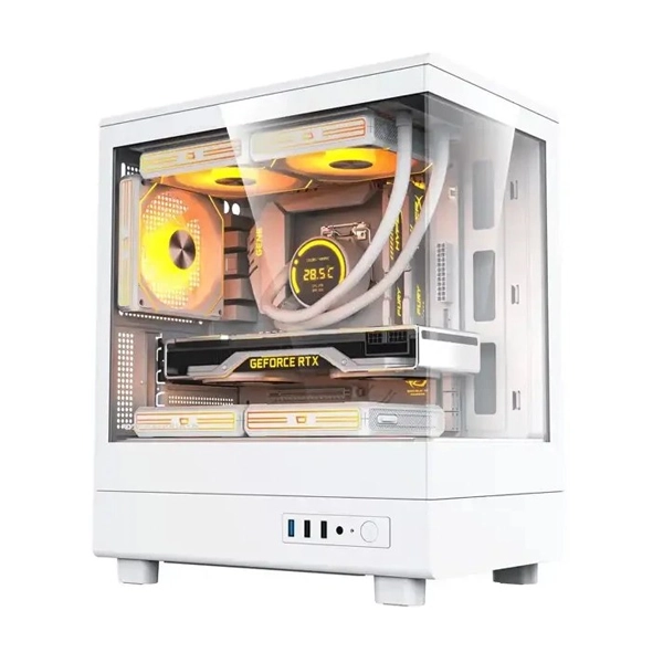 کیس کامپیوتر دارک فلش مدل  DB330M ATX WHITE