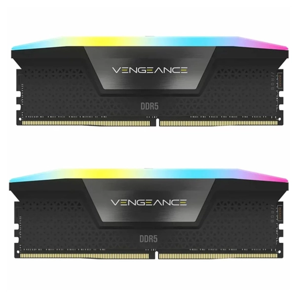 حافظه رم دسکتاپ کورسیر مدل  Vengeance RGB DDR5 32GB (16x2) Dual 6000MHz CL36