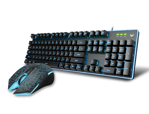 کیبورد و ماوس با سیم رپو مدل RAPOO V100S