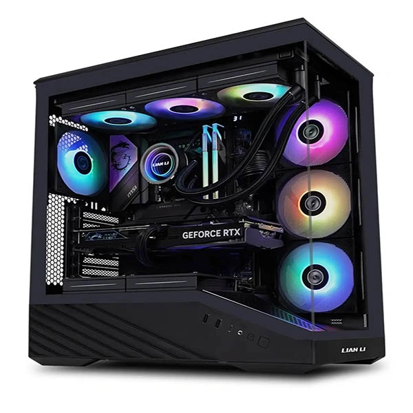 کیس کامپیوتر لیان لی مدل Vector V100R Black