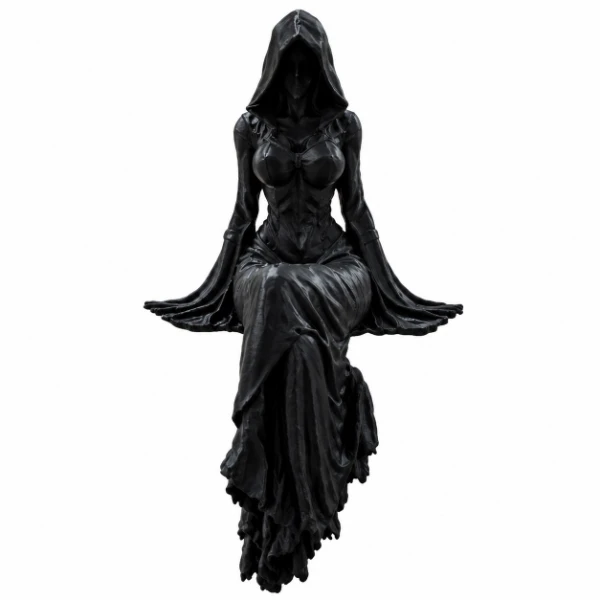فیگور مدل Lady Ghostface نشسته