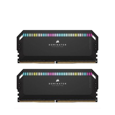 حافظه رم دسکتاپ کورسیر مدل  DOMINATOR PLATINUM RGB white 32G 16GBx2 DDR5 5200Mhz CL40