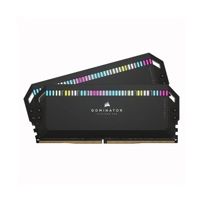 حافظه رم دسکتاپ کورسیر مدل DOMINATOR PLATINUM RGB black 32GB 16GBx2 4000Mhz CL19