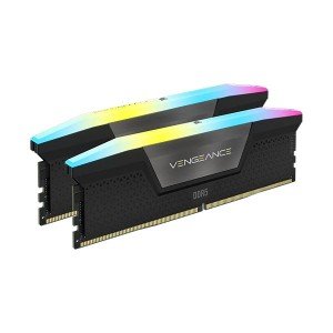 حافظه رم دسکتاپ کورسیر مدل  VENGEANCE RGB 32GB 16GBx2 DDR5 5200MHz CL40