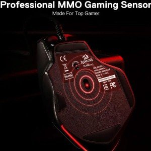 موس باسیم مخصوص بازی ردراگون مدل  BULLSEYE M806 RGB