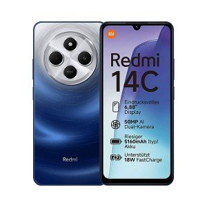 گوشی موبایل شیائومی مدل Redmi 14C 4G ظرفیت 256 گیگابایت و رم 8 گیگابایت - پک گلوبال