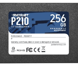 حافظه SSD پاتریوت مدل P210 SATA 2.5 Inch ظرفیت 256 گیگابایت