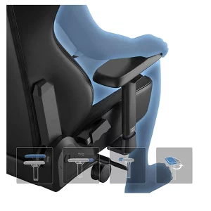 صندلی اداری مدیریتی و مخصوص بازی دی ایکس ریسر مشکی مدل Craft Pro XLCM23LTA/NR 2025