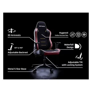 صندلی اداری مدیریتی و مخصوص بازی برند ورتاگیر مدل SL3800 Burgundy Red