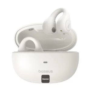 هندزفری بلوتوثی بیسوس مدل AirGo AS01 Open-Ear Stellar White