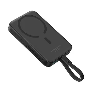 پاوربانک بیسوس مدل Magnetic Mini Wireless Fast Charge Type-C Edition Lemon Yellow ظرفیت 10000 میلی آمپر ساعت