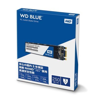 حافظه SSD وسترن دیجیتال مدل BLUE WDS250G1B0B M.2 250GB