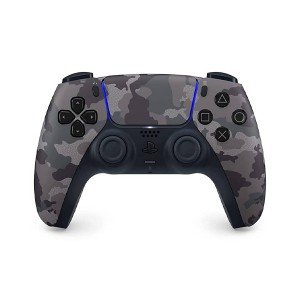 دسته بازی بی سیم سونی رنگ چریکی مدل DualSense 5 gray camo
