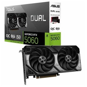 کارت گرافیک ایسوس RTX 5060 OC Dual حافظه 8 گیگابایت