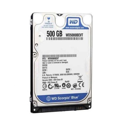 هارددیسک وسترن دیجیتال لپ تاپ مدل Blue WD5000BPVT 500GB