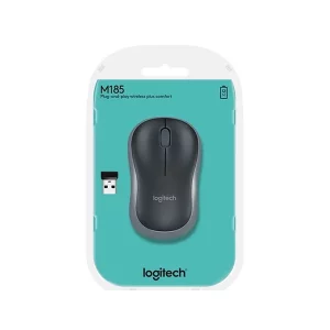 موس بی سیم لاجیتک مدل M185 Gray