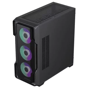 کیس کامپیوتر گیم مکس مدل Siege Black