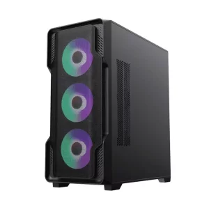 کیس کامپیوتر گیم مکس مدل Siege Black