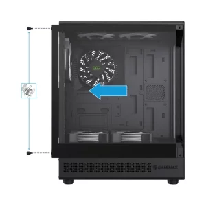 کیس کامپیوتر گیم مکس مدل Vista COC Black