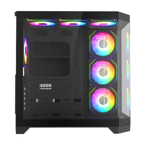 کیس کامپیوتر گیم مکس مدل HYPE-A Black