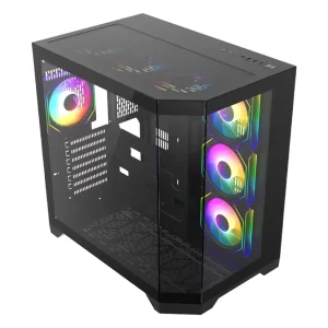 کیس کامپیوتر گیم مکس مدل HYPE-A Black