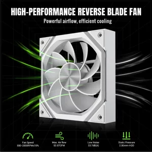 فن کیس گیم مکس مدل FN12A-N2-R White