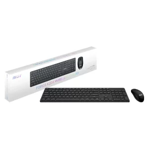 کیبورد و موس بی سیم ام اس آی مدل FORGE K200 COMBO