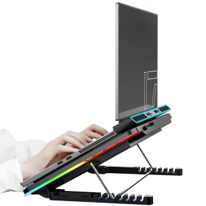 پایه خنک کننده لپ تاپ کول کلد مدل F5-RGB