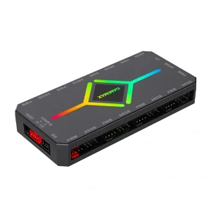 هاب کنترل نورپردازی و سرعت فن گیم مکس مدل V4.0 ARGB HUB PWM Black