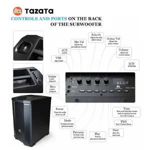 اسپیکر تازاتا مدل PARTY FS-T900