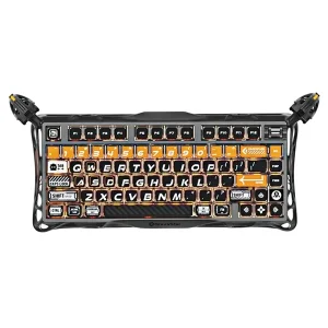 کیبورد مخصوص بازی گراوا استار مدل GravaStar Mercury K1 Pro CyberFlare