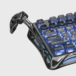 کیبورد مخصوص بازی گراوا استار مدل GravaStar Mercury K1 Pro Cyberpunk