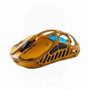 موس مخصوص بازی گراوا استار مدل GravaStar Mercury X Battle-Worn Yellow