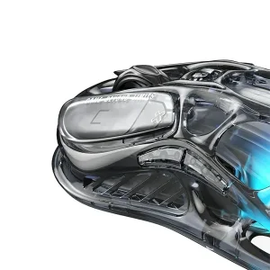 موس مخصوص بازی گراوا استار مدل GravaStar Mercury M2 Transparent Black