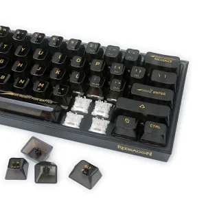 کیبورد مخصوص بازی ردراگون مدل Fizz K617 Gray and Black